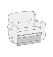 Кресло с подлокотниками Pegaso (кожа экстра) PVDIVPE1B