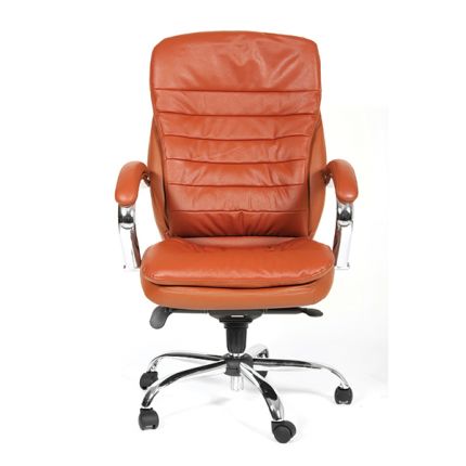 Кресло CH 795 натуральная кожа / светло-коричневая
